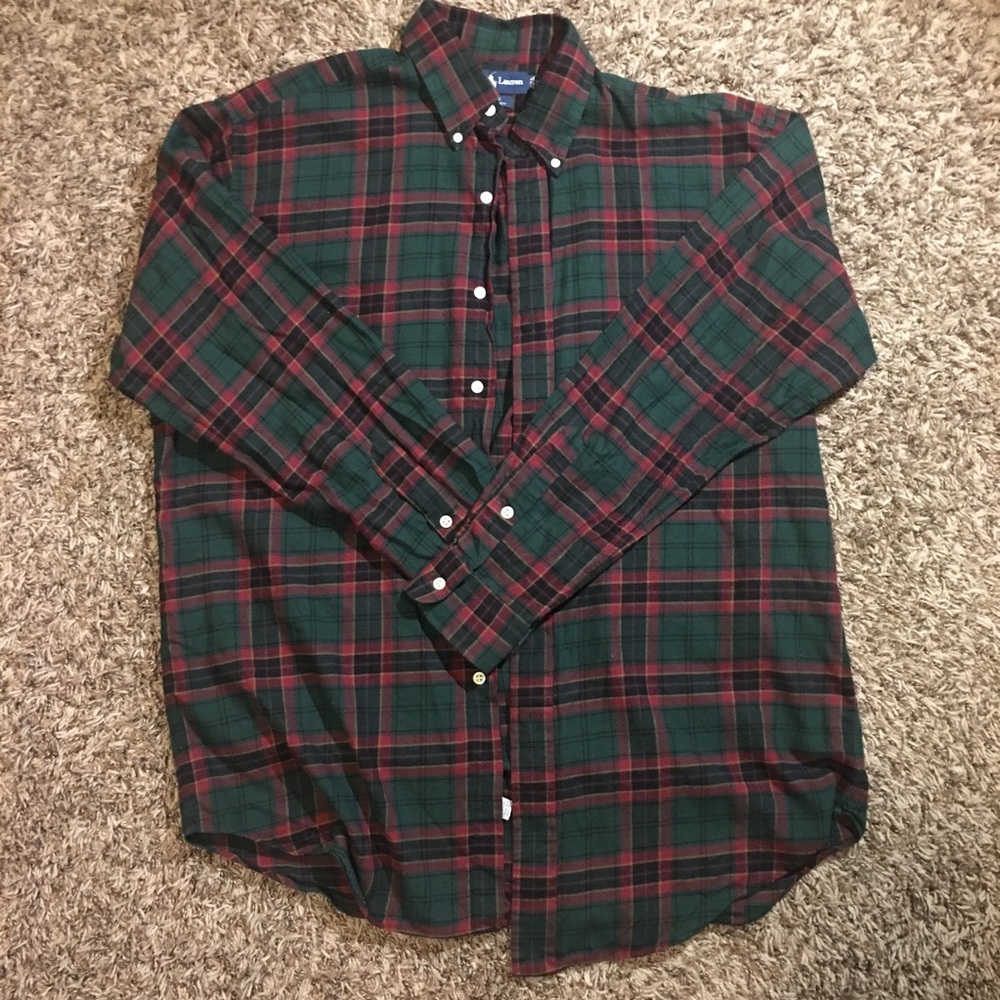 3/$15💜Ralph Lauren Flannel